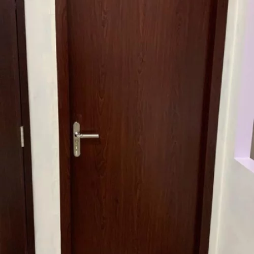 Wooden finish metal door2